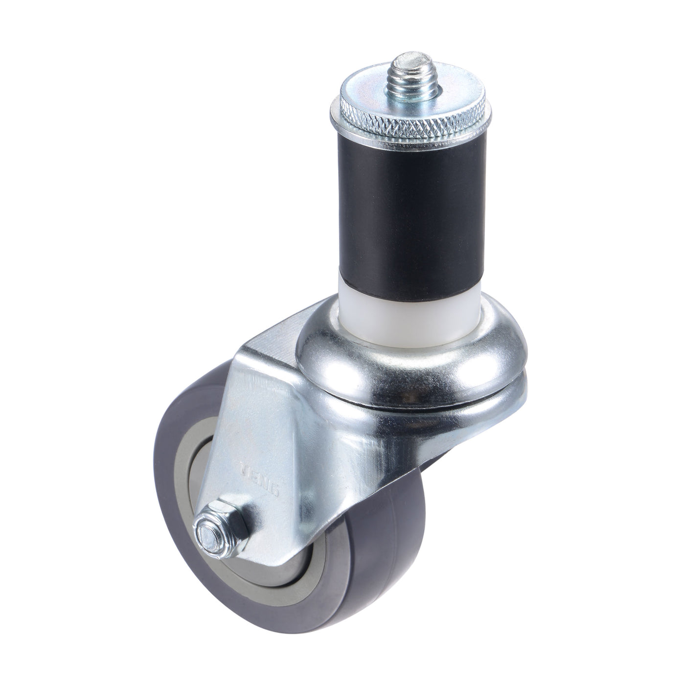 Harfington Swivel Expanding Stem Caster Diameter Load Capacity, for Kitchen Prep Tables, Rubber