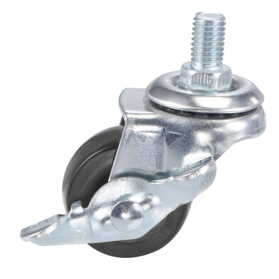 Harfington Swivel Stem Caster with Brake for Workbench Trolley, PU