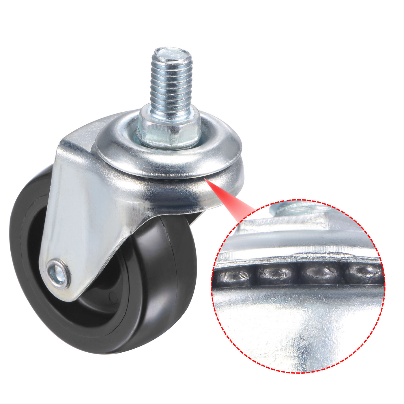 Harfington Swivel Stem Caster Capacity, for Workbench Trolley, PU