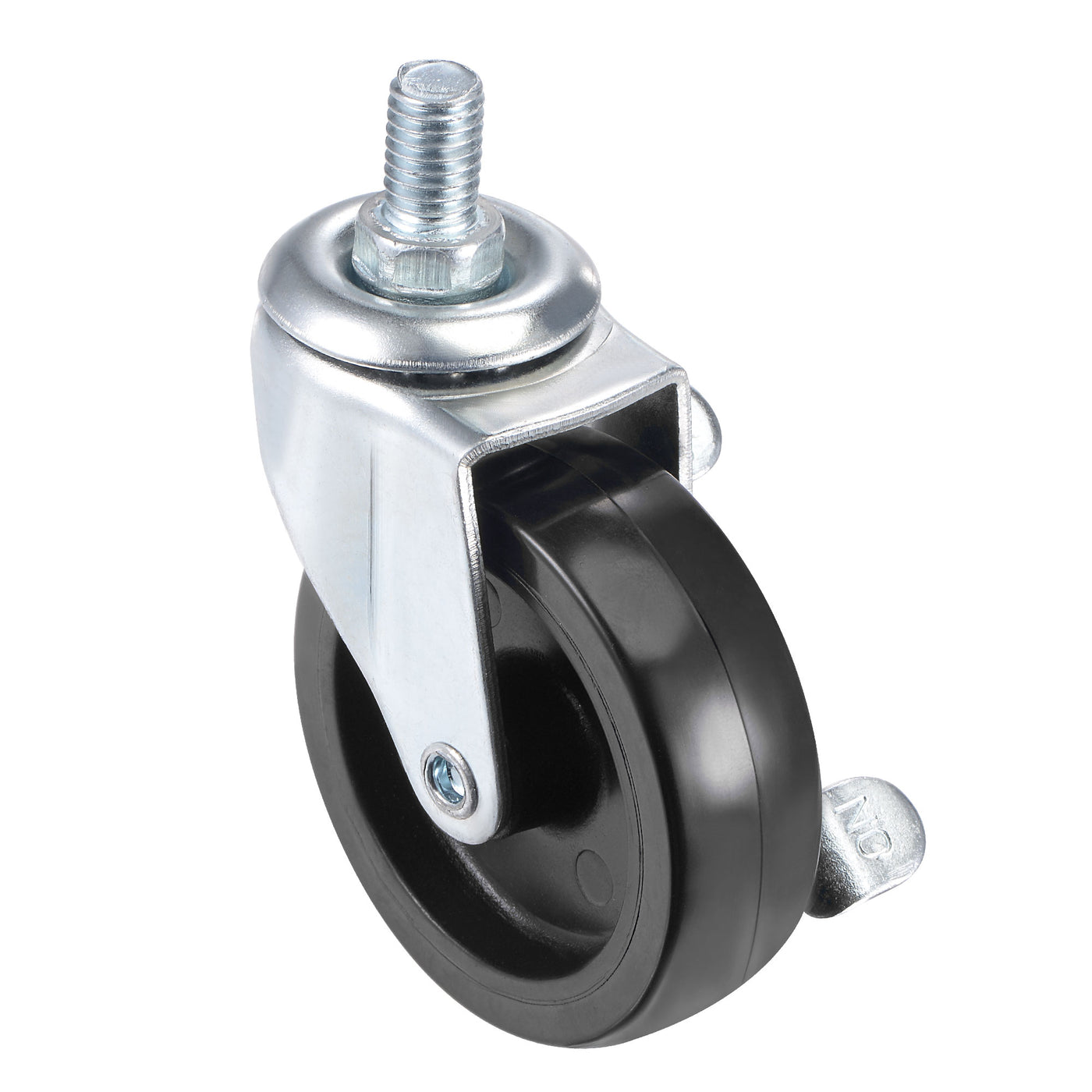 Harfington Swivel Stem Caster with Brake Diameter Load Capacity, for Workbench, PU