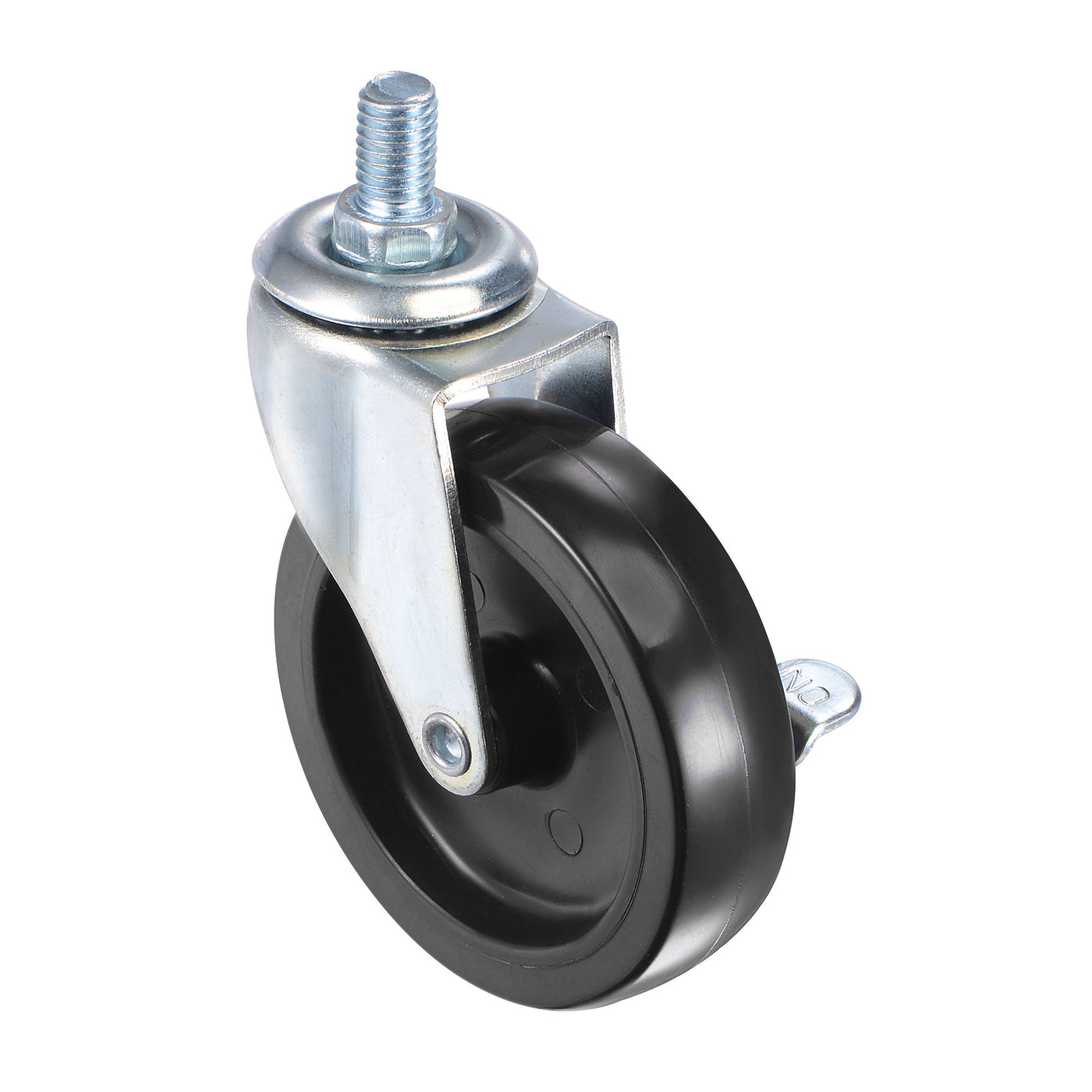 Harfington Swivel Stem Caster with Brake Diameter Load Capacity, for Workbench, PU