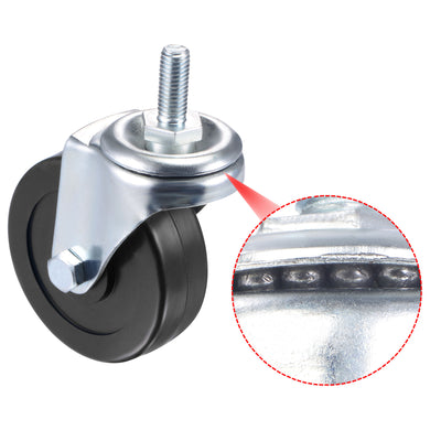 Harfington Swivel Stem Caster for Workbench Trolley, Rubber