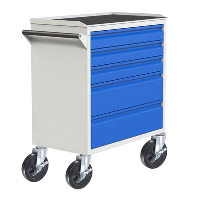 Harfington Swivel Stem Caster with Brake for Workbench Trolley, Rubber