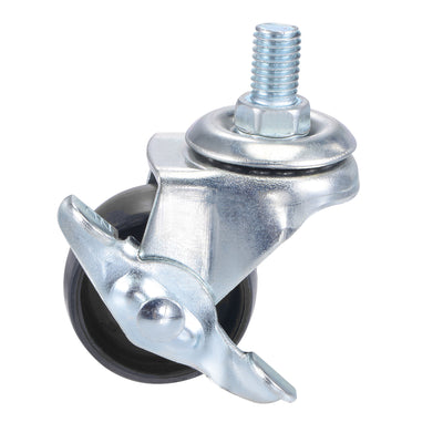 Harfington Swivel Stem Caster with Brake for Trolley, Nylon