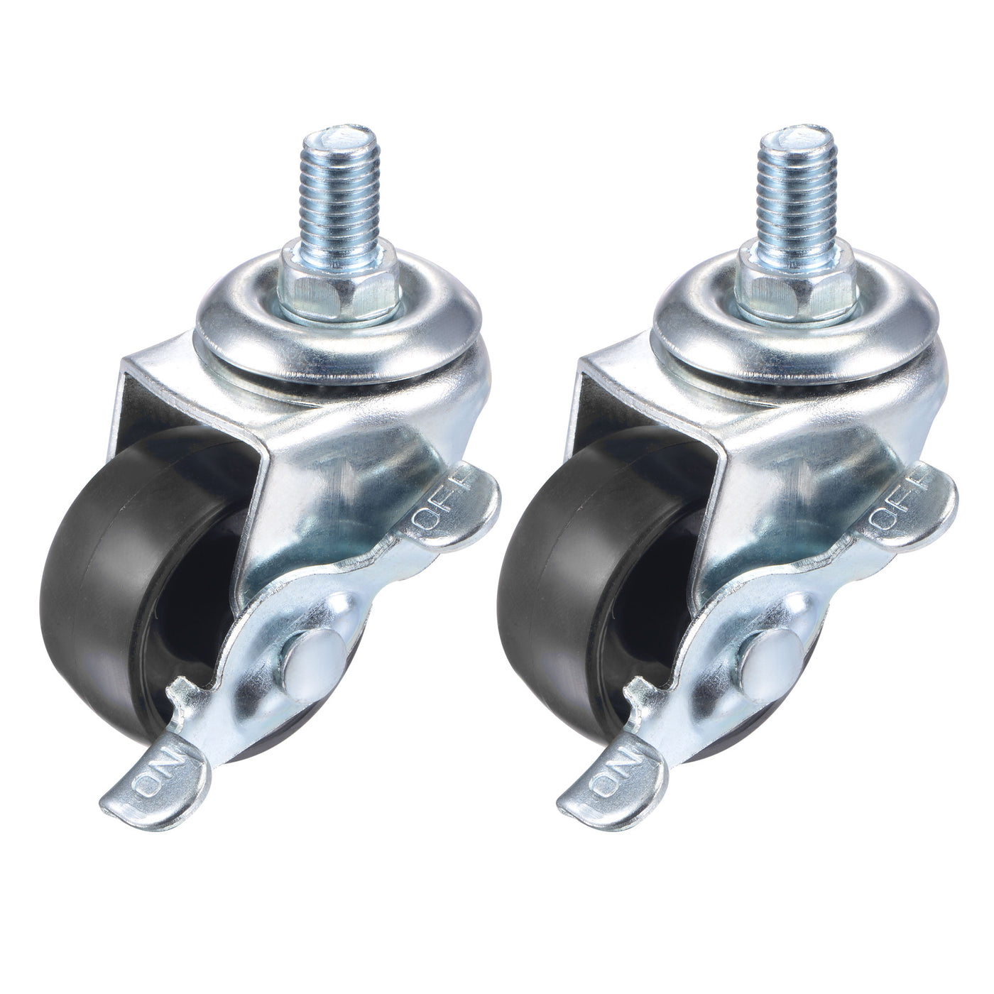 Harfington Swivel Stem Caster with Brake for Trolley, Nylon