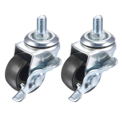 Harfington Swivel Stem Caster with Brake for Trolley, Nylon