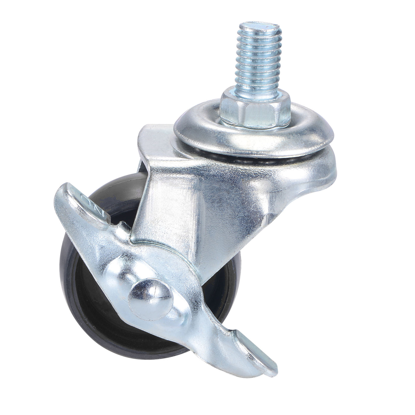 Harfington Swivel Stem Caster with Brake Load Capacity, for Trolley, Nylon
