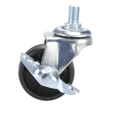 Harfington Swivel Stem Caster with Brake for Trolley, Nylon