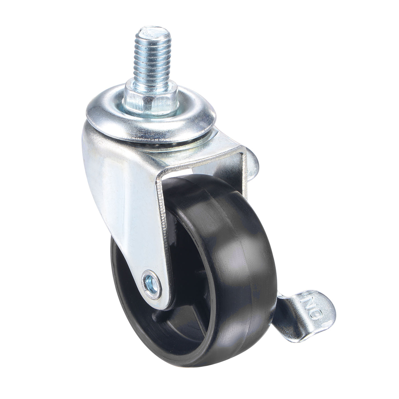Harfington Swivel Stem Caster with Brake Load Capacity, for Trolley, Nylon