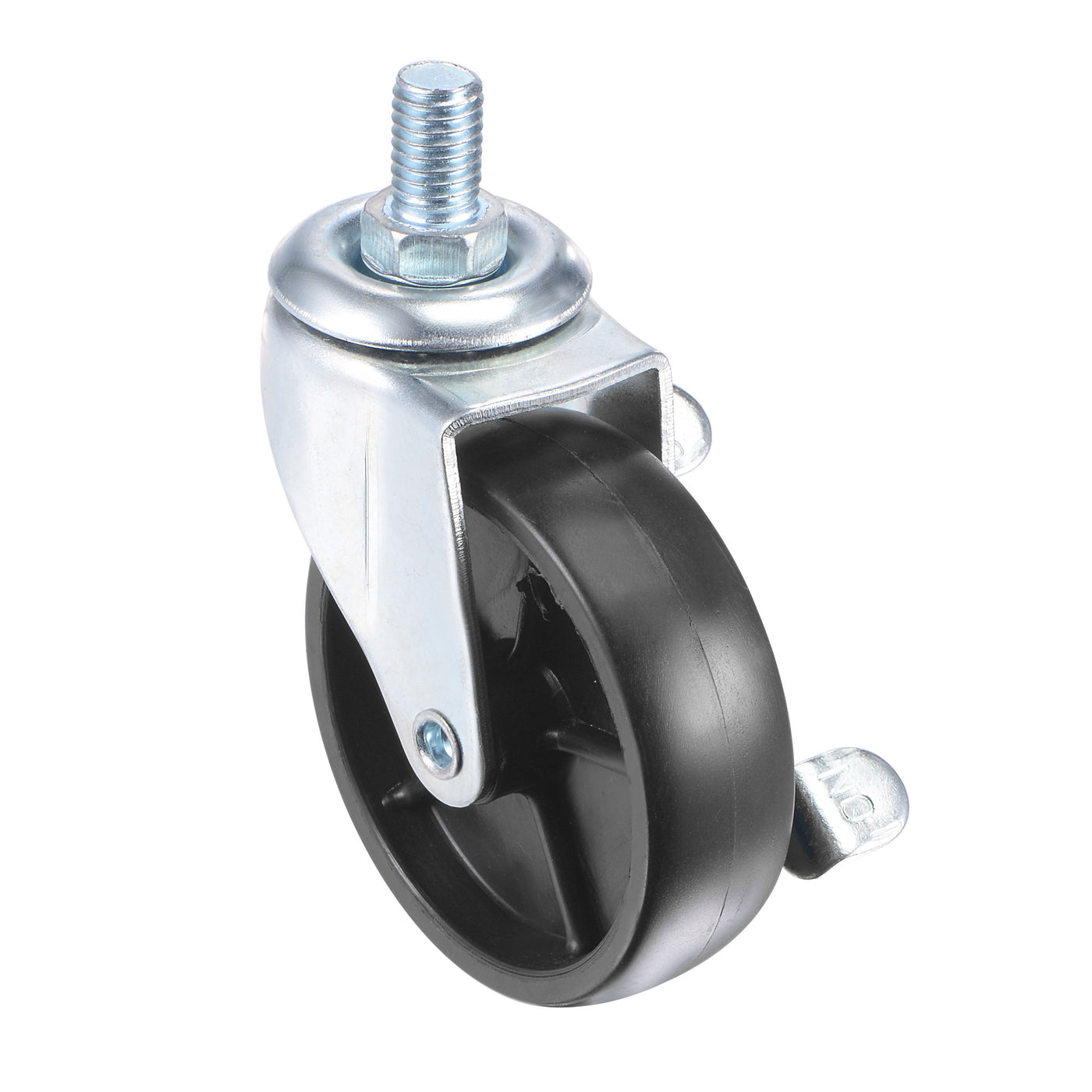 Harfington Swivel Stem Caster with Brake Load Capacity, for Trolley, TPE