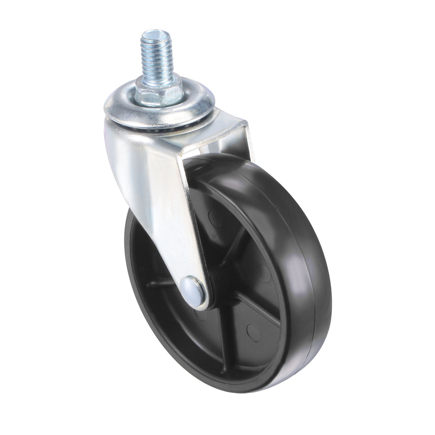 Harfington Swivel Stem Caster 3" Diameter 66Lbs Load Capacity, TPE, Black