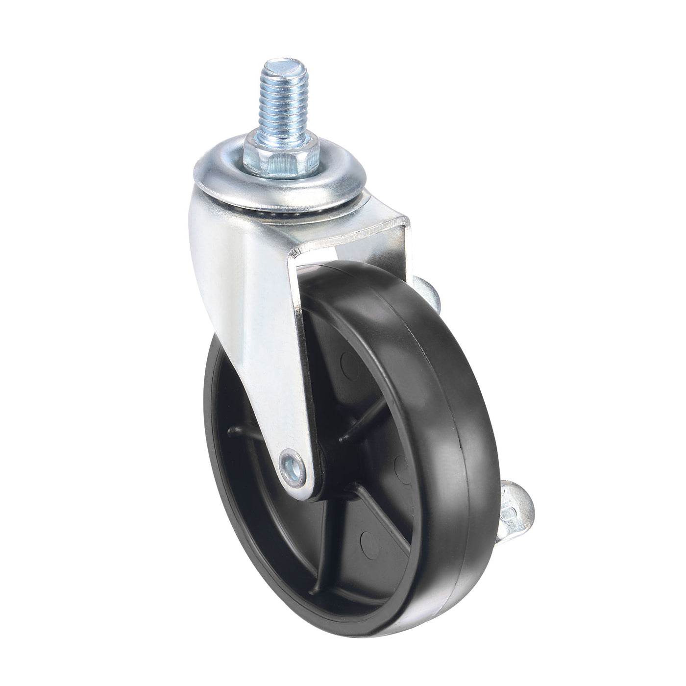 Harfington Swivel Stem Caster with Brake Load Capacity, for Trolley, TPE