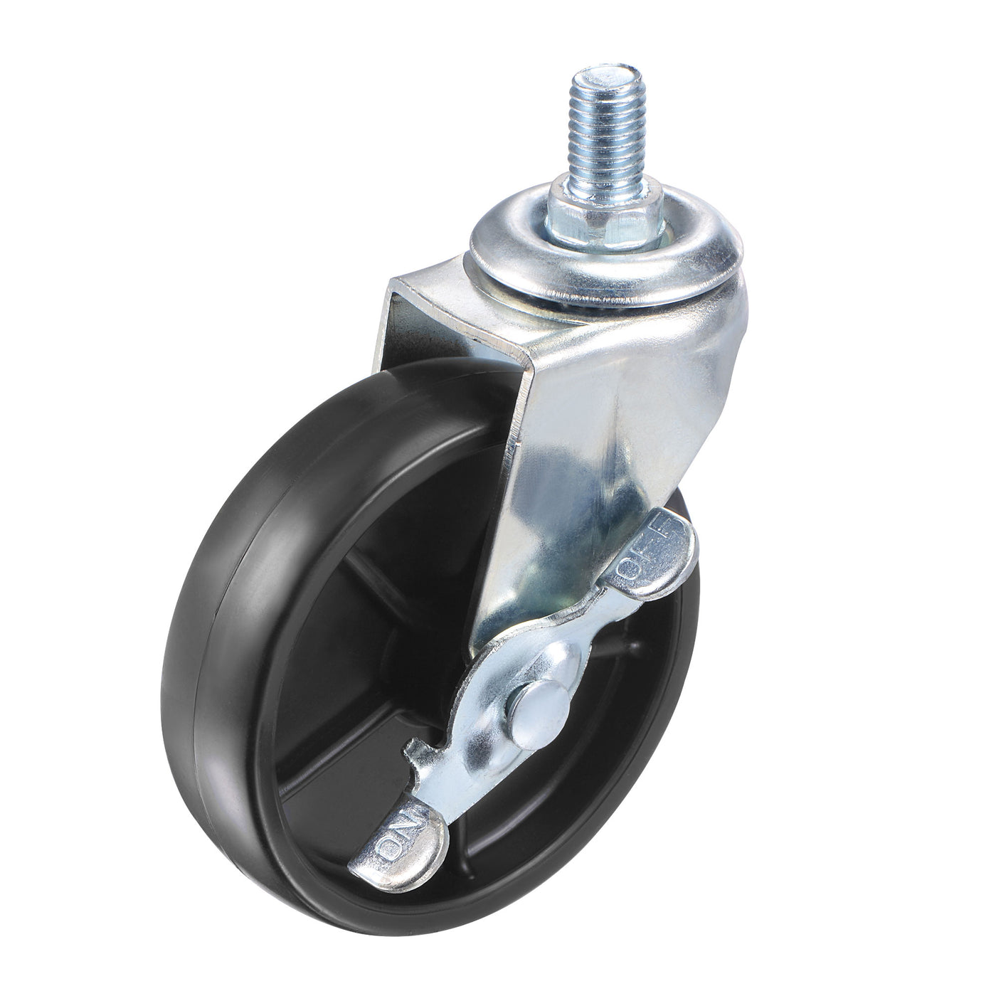 Harfington Swivel Stem Caster with Brake Load Capacity, for Trolley, TPE