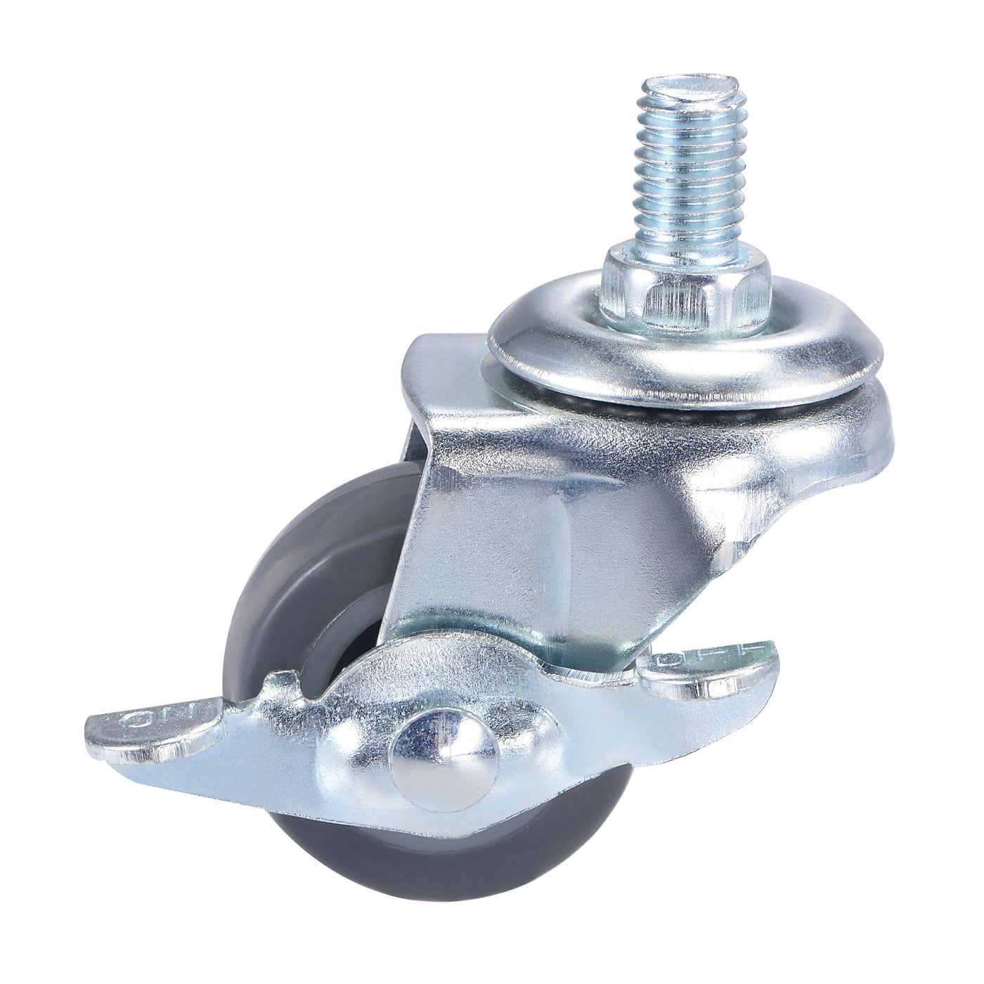 Harfington Swivel Stem Caster with Brake Diameter Load Capacity, for Workbench Trolley, TPE