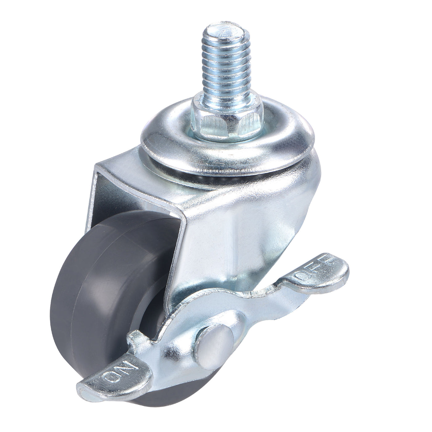 Harfington Swivel Stem Caster with Brake Diameter Load Capacity, for Workbench Trolley, TPE