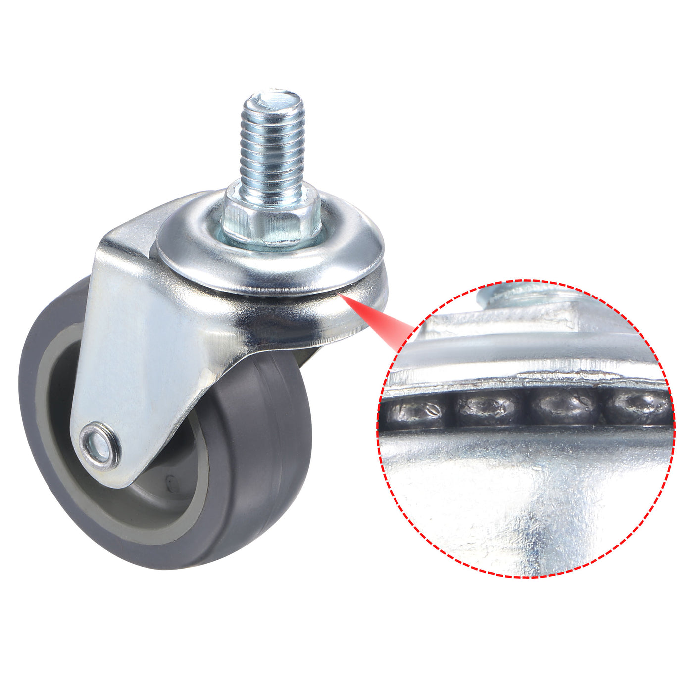 Harfington Swivel Stem Caster Capacity, for Workbench Trolley, TPE