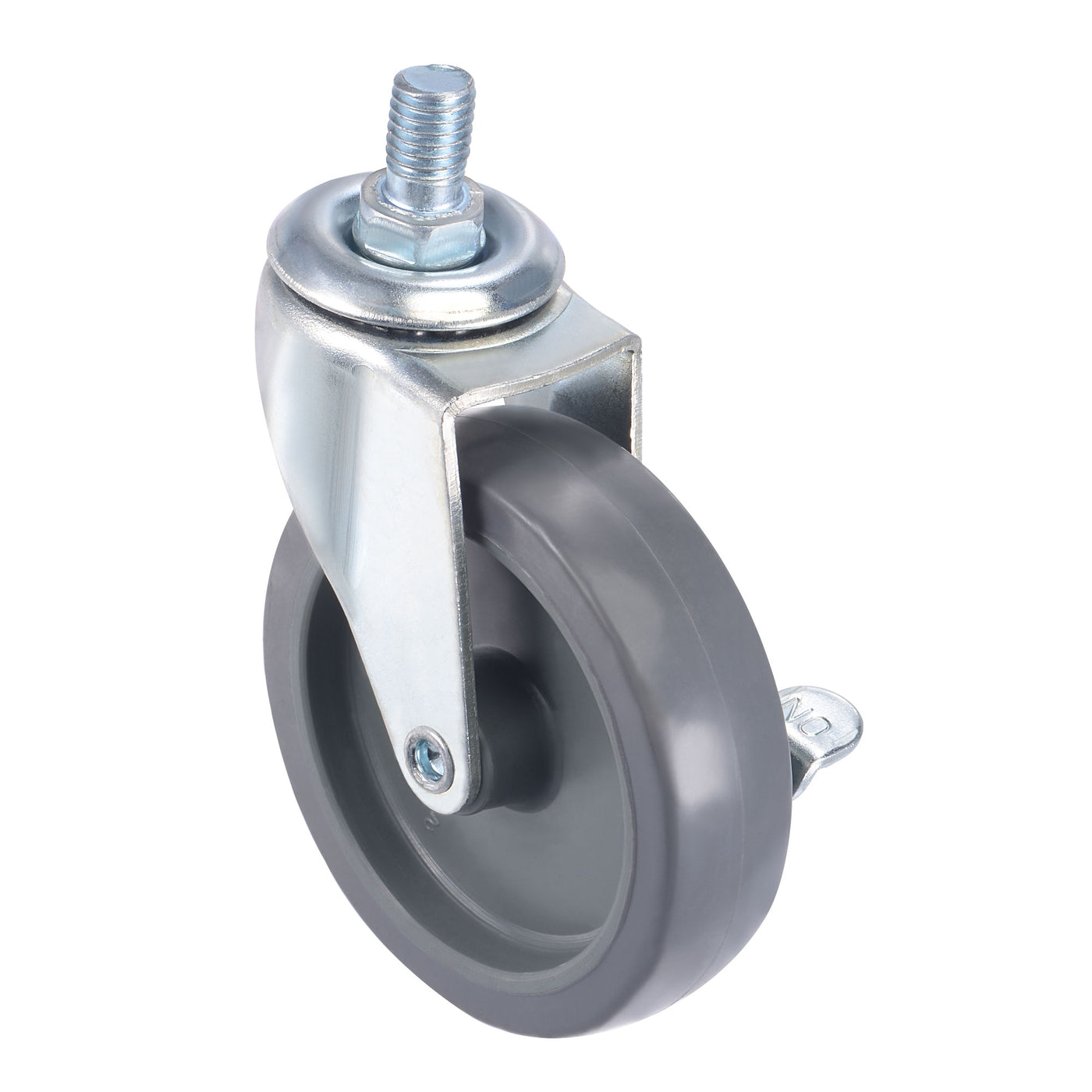 Harfington Swivel Stem Caster with Brake Diameter Load Capacity, for Workbench Trolley, TPE