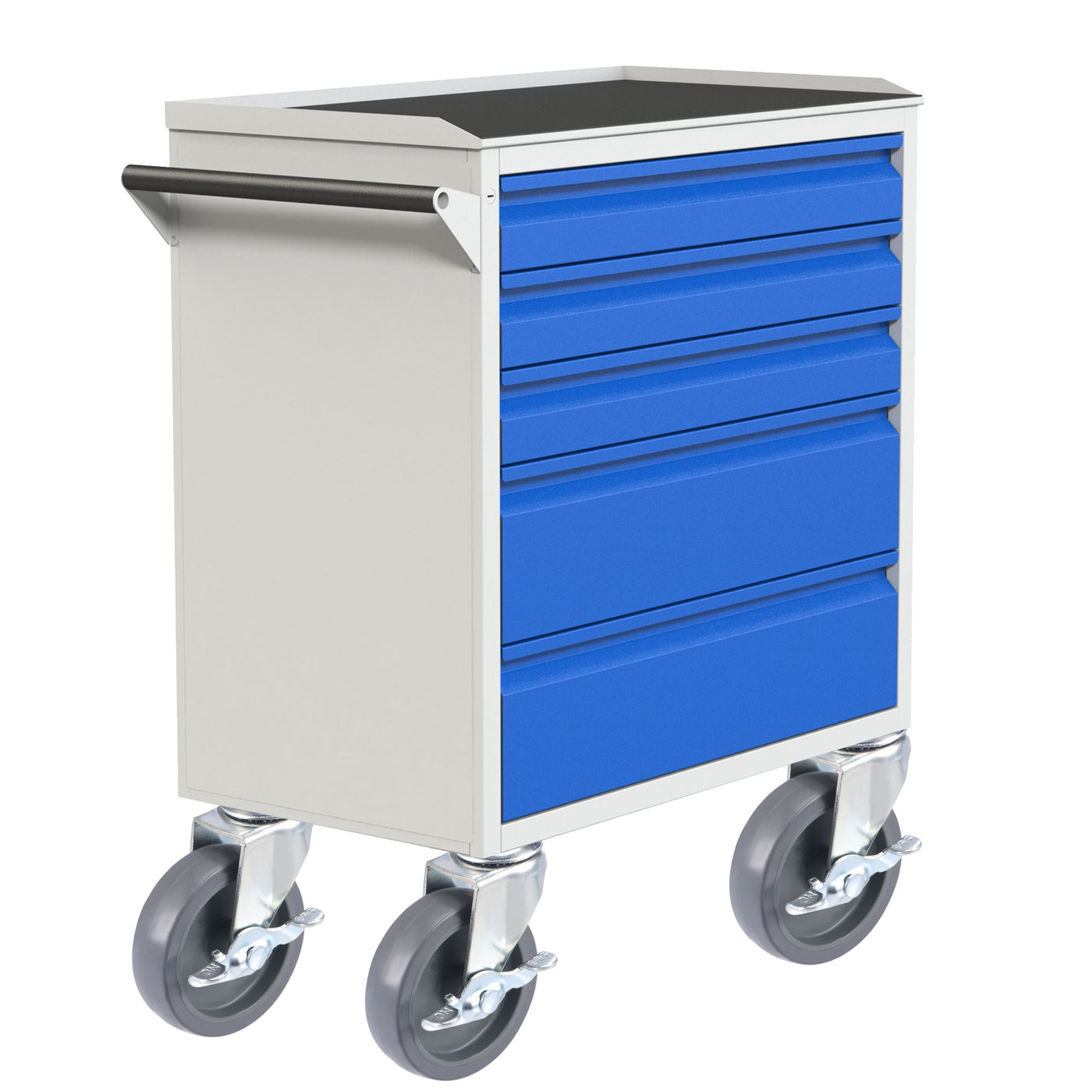 Harfington Swivel Stem Caster with Brake Diameter Load Capacity, for Workbench Trolley, TPE