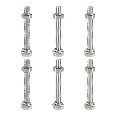 Harfington 6 Sets Hex Head Screws Bolts