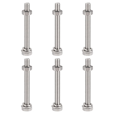 Harfington 6 Sets Hex Head Screws Bolts