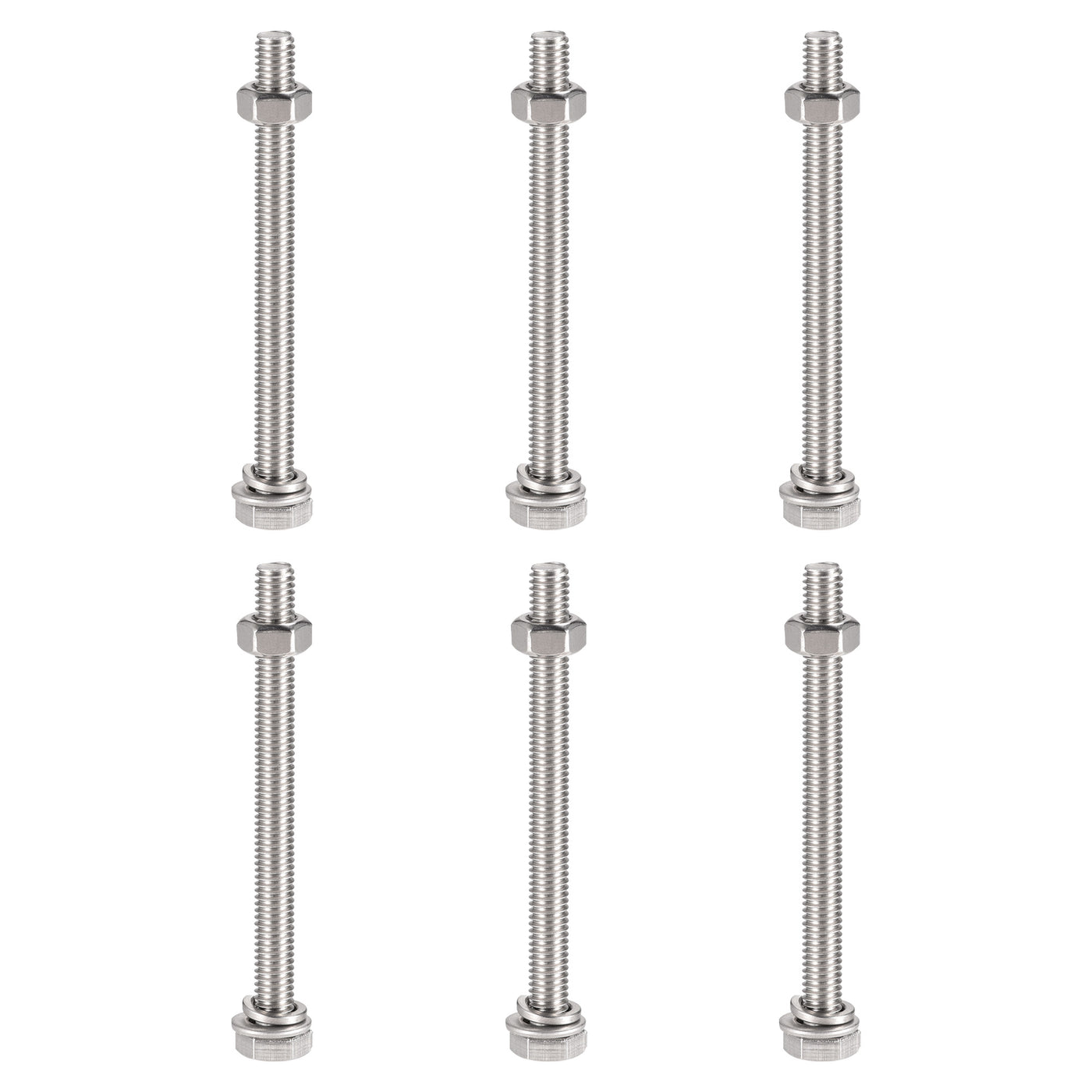 Harfington 6 Sets Hex Head Screws Bolts