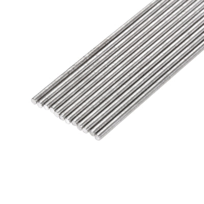 Harfington 12Pcs M3 x 170mm Fully Threaded Rod 304 Stainless Steel Right Hand Threads