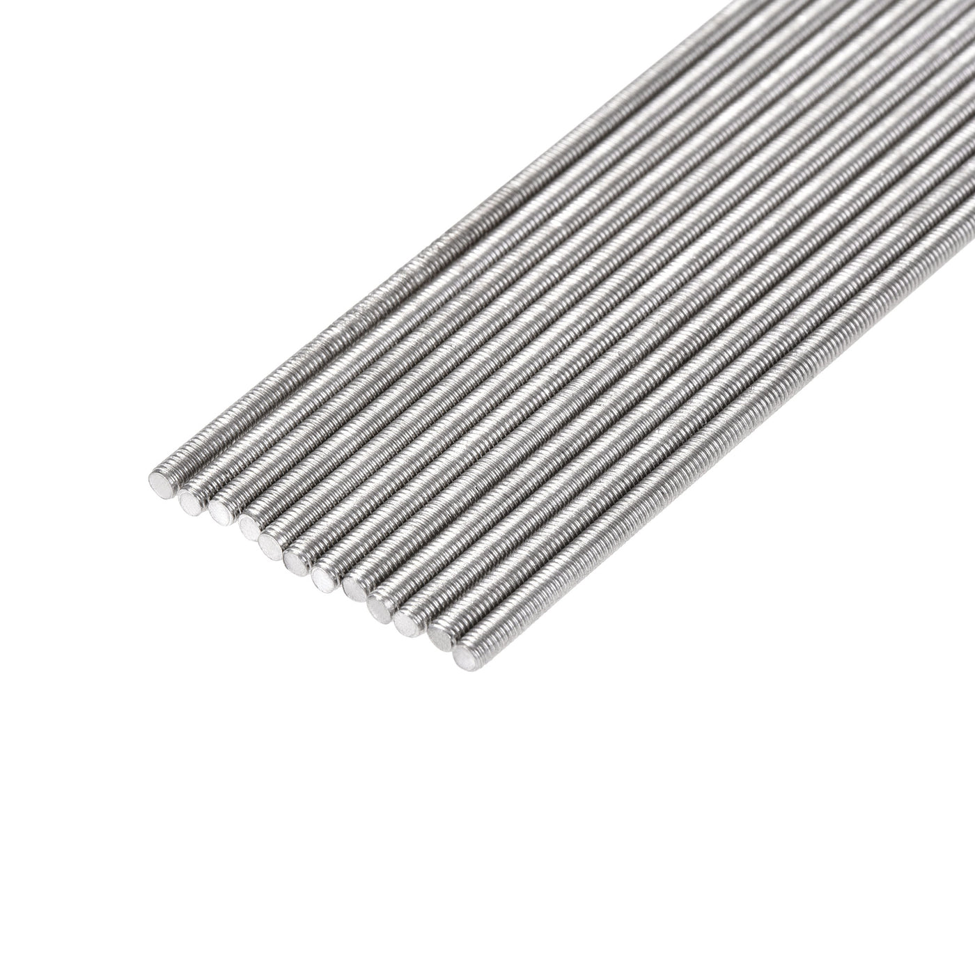 Harfington 12Pcs M3 x 250mm Fully Threaded Rod 304 Stainless Steel Right Hand Threads