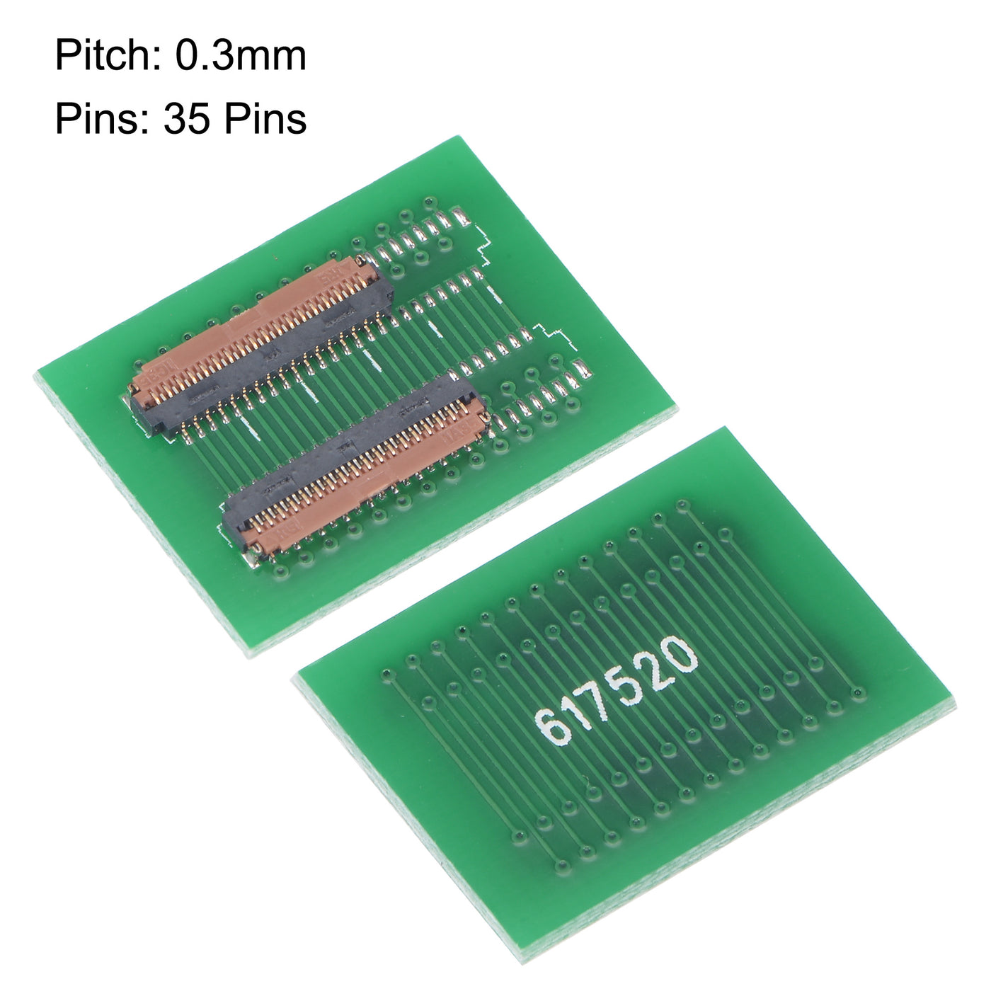 Harfington 0.3mm Pitch 35 Pin Extension Connector Adapter for LCD FFC FPC Cable ZIP HDD