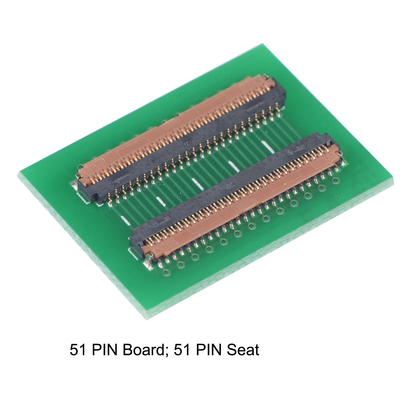 Harfington 0.3mm Pitch 51 Pin Extension Connector Adapter for LCD FFC FPC Cable ZIP HDD