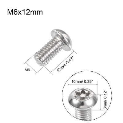 Harfington Torx Security Machine Screw, Pan Head Screws Inside Column