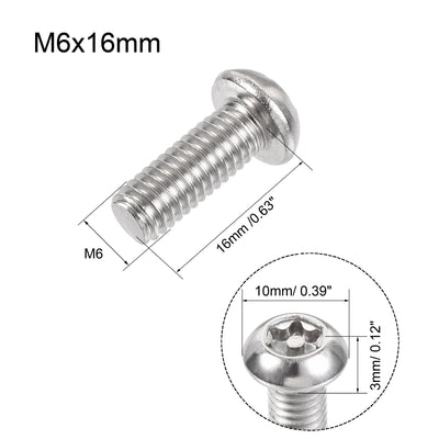Harfington Torx Security Machine Screw Pan Head Screws Inside Column