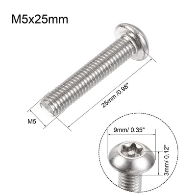 Harfington Torx Security Machine Screw, Pan Head Screws Inside Column