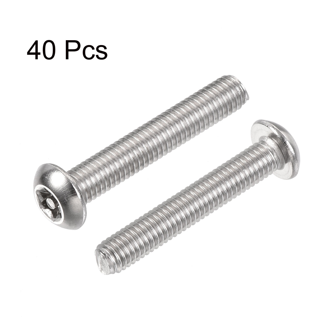 Harfington M5x30mm Torx Security Machine Screw, 40pcs Pan Head Screws Inside Column