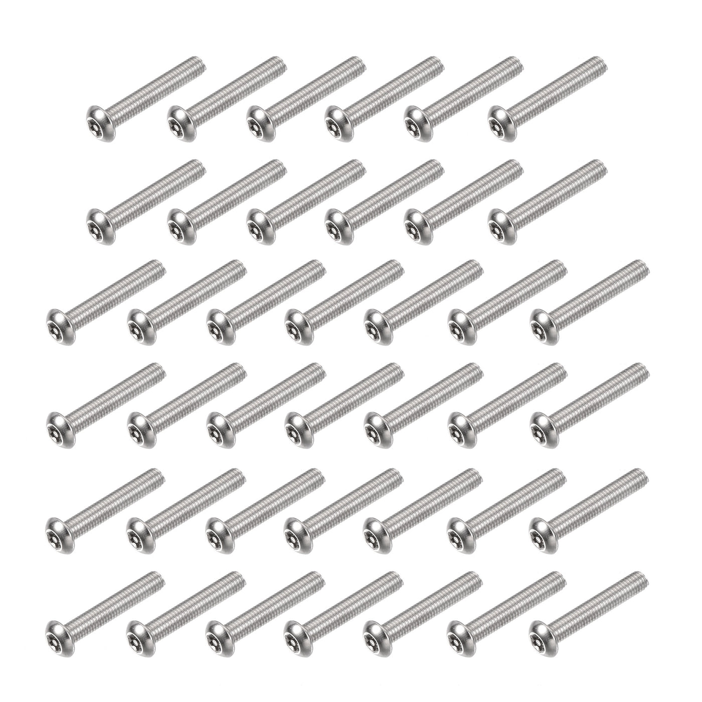 Harfington M5x30mm Torx Security Machine Screw, 40pcs Pan Head Screws Inside Column