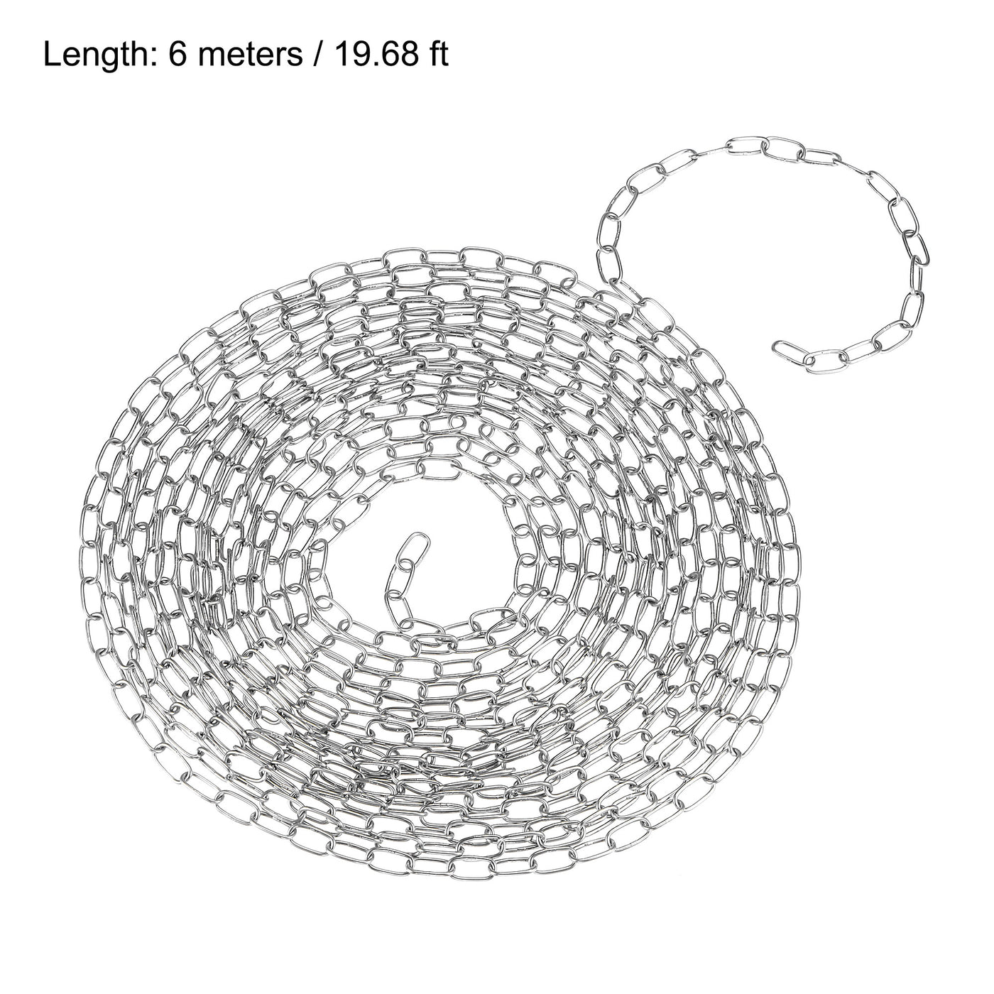 Harfington Proof Coil Chain Zinc Plated Stainless Steel for Guardrail