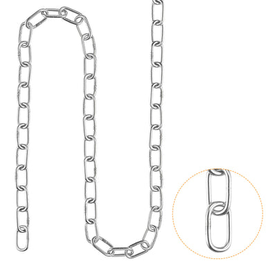 Harfington Proof Coil Chain Zinc Plated Stainless Steel for Guardrail