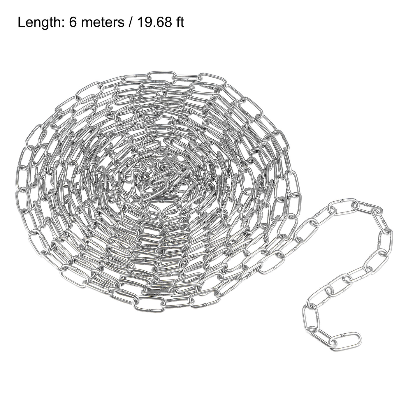Harfington Proof Coil Chain Zinc Plated Stainless Steel for Guardrail