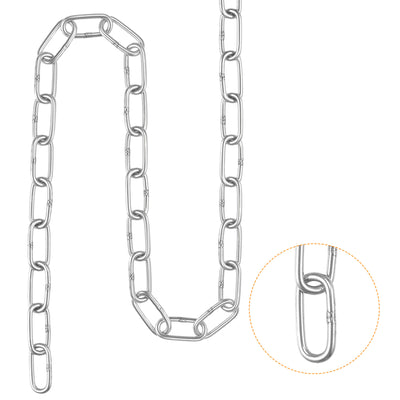 Harfington Proof Coil Chain Zinc Plated Stainless Steel for Guardrail