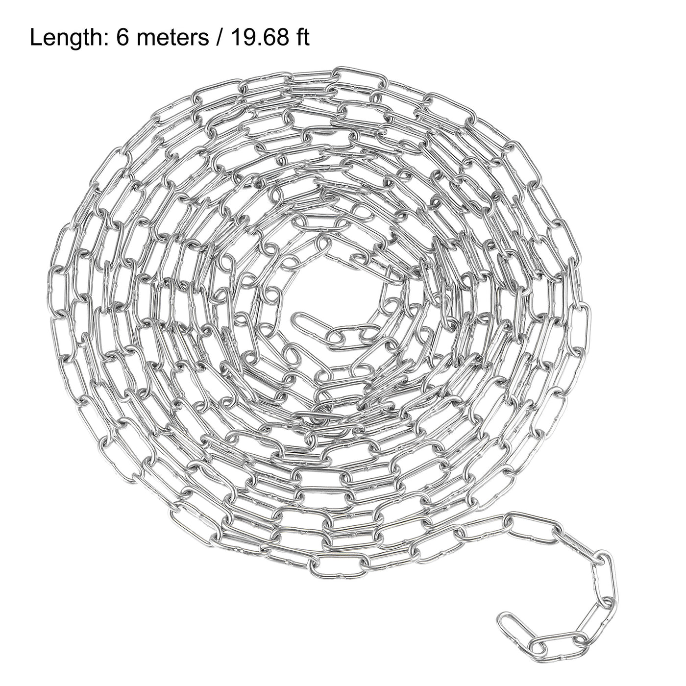 Harfington Proof Coil Chain Zinc Plated Stainless Steel for Guardrail