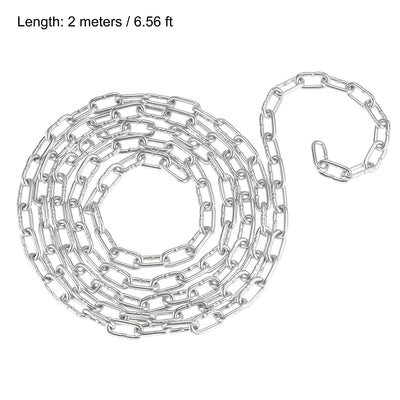 Harfington Proof Coil Chain Zinc Plated Stainless Steel for Clothes Hanging Guardrail