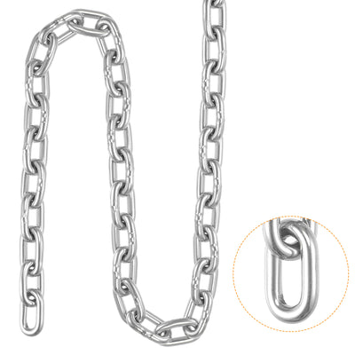 Harfington Proof Coil Chain 304 Stainless Steel for Clothes Hanging Guardrail