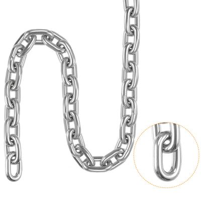 Harfington Proof Coil Chain 304 Stainless Steel for Clothes Hanging Guardrail