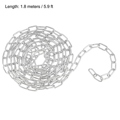 Harfington Proof Coil Chain 316 Stainless Steel for Clothes Hanging Guardrail