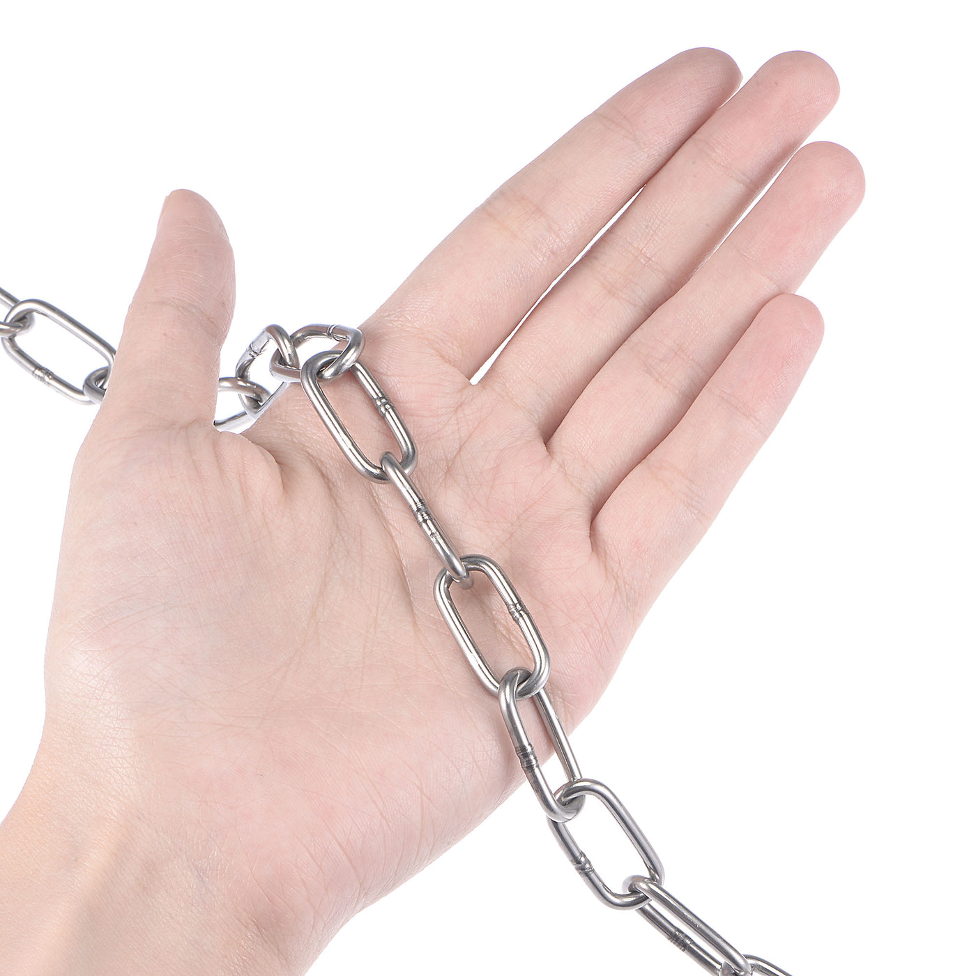 Harfington Proof Coil Chain 316 Stainless Steel for Clothes Hanging Guardrail