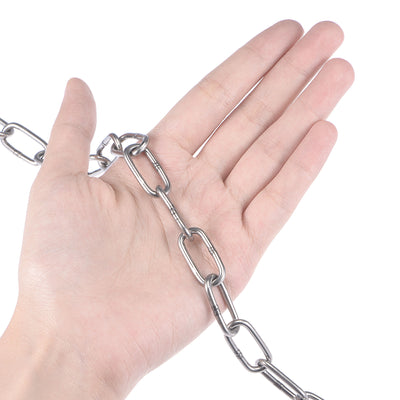 Harfington Proof Coil Chain 316 Stainless Steel for Clothes Hanging Guardrail