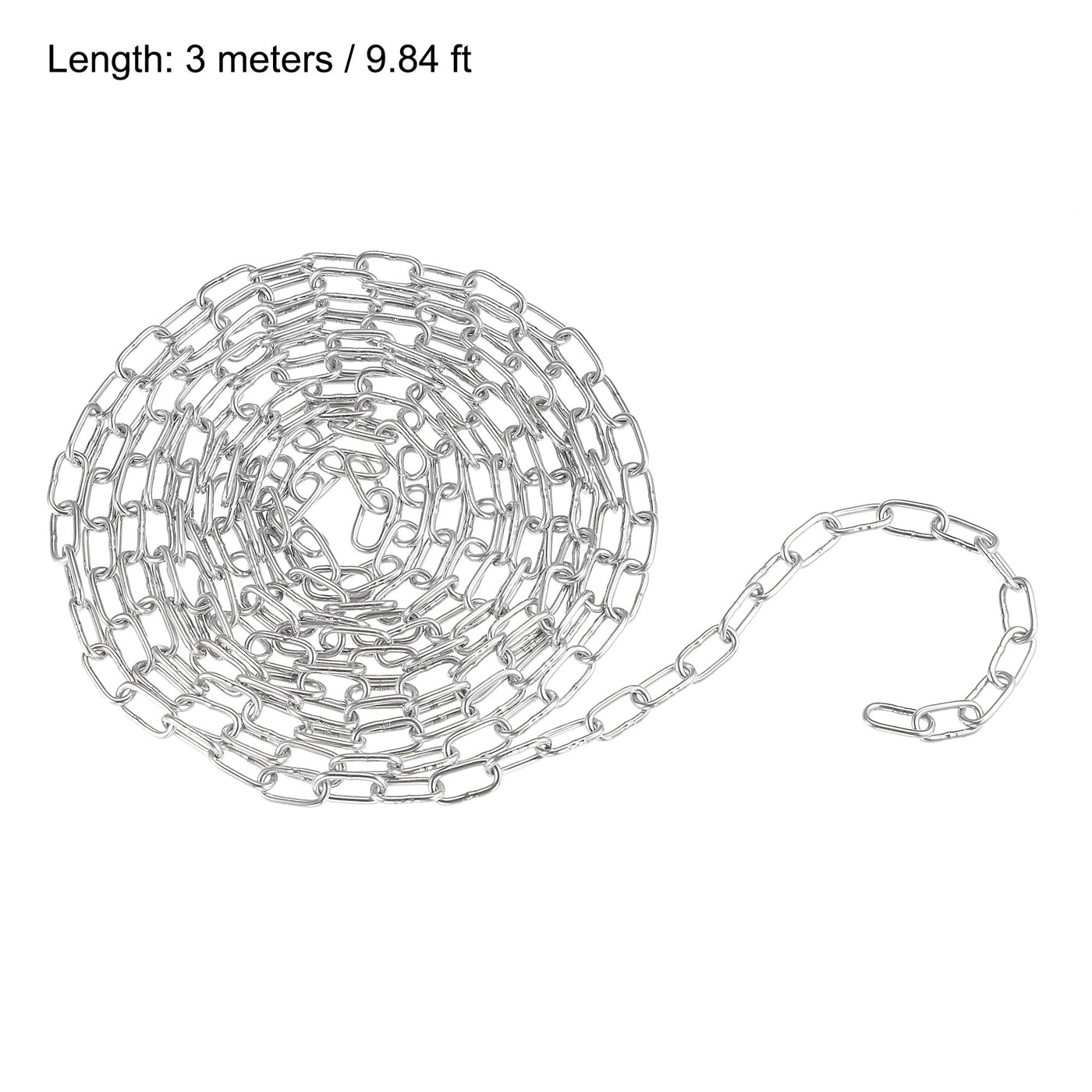 Harfington Proof Coil Chain 316 Stainless Steel for Clothes Hanging Guardrail