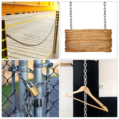 Harfington Proof Coil Chain 316 Stainless Steel for Clothes Hanging Guardrail