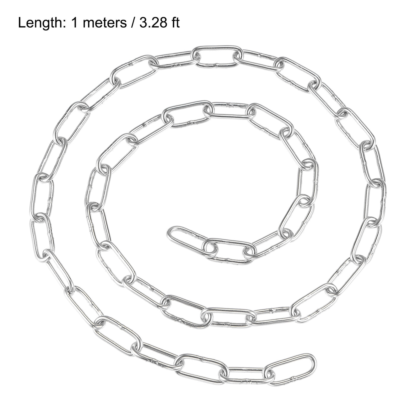 Harfington Proof Coil Chain Zinc Plated 316 Stainless Steel for Clothes Hanging