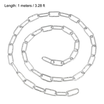 Harfington Proof Coil Chain Zinc Plated 316 Stainless Steel for Clothes Hanging