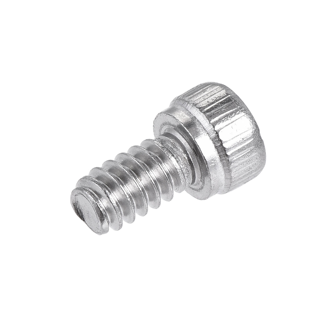 Harfington #6-32x1/4" Hex Socket Head Cap Screw Bolts 304 Stainless Steel Polished 50pcs